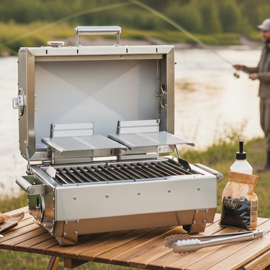 Rover 2 DLX Charcoal Grill & Smoker