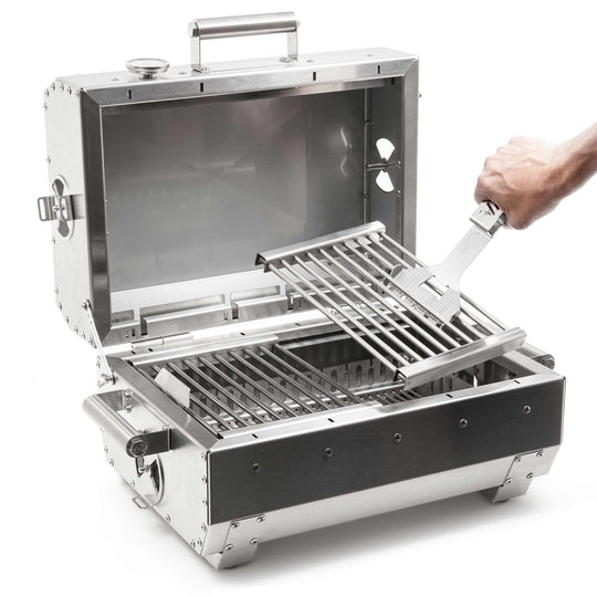 Rover 2 DLX Charcoal Grill & Smoker